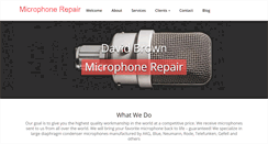 Desktop Screenshot of microphonerepair.com